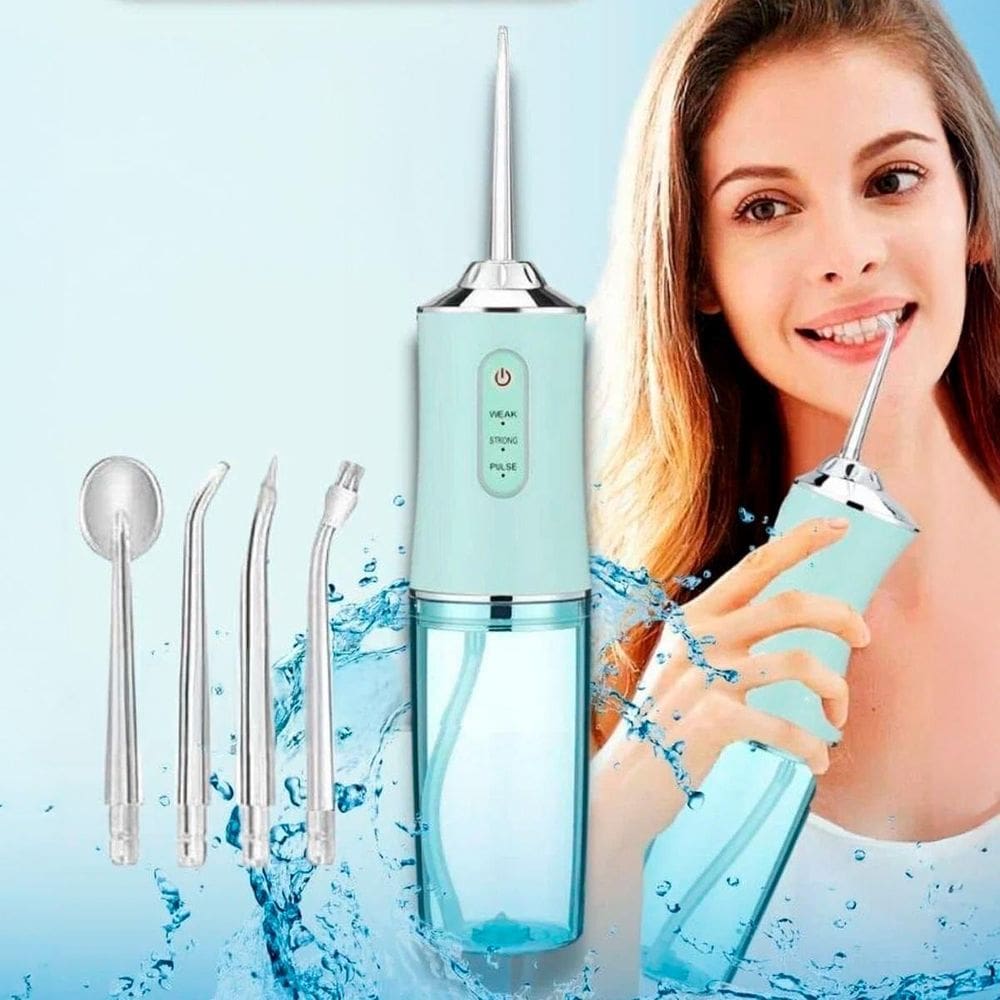 Lavador Dental Portátil 4 Bicos Diferentes Limpeza Implantes