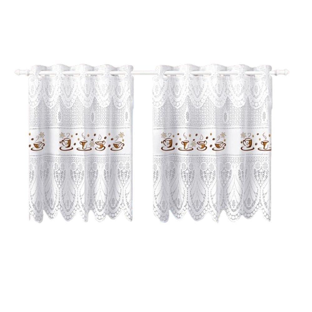 Cortina Pia/Vitro Bando Passione Renda Cozinha1,60X0,75X0,20