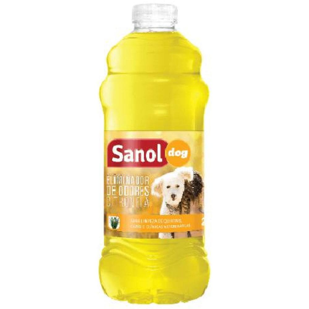 Eliminador De Odores Citronela 2 Litros Sanol Dog