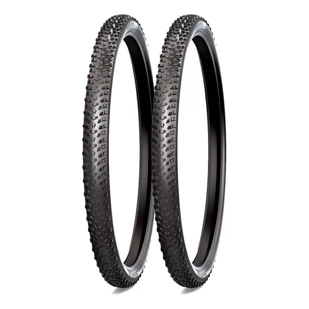 2X Pneu aro 26 Excess Levorin Preto Cravo Mountain Bike passeio Trilha com cravo