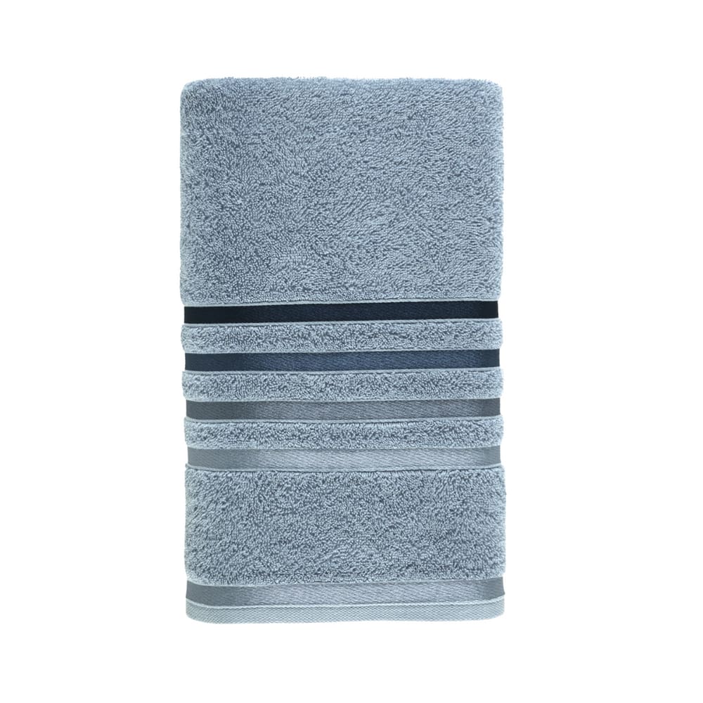 Toalha de Rosto Lumina Macia Azul Fio Penteado Karsten
