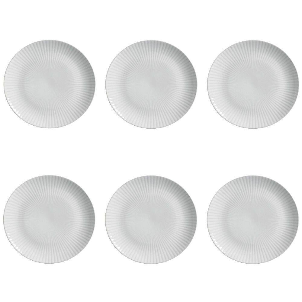 Conjunto de Pratos Rasos 06 Peças Coup Trendy Porto Brasil