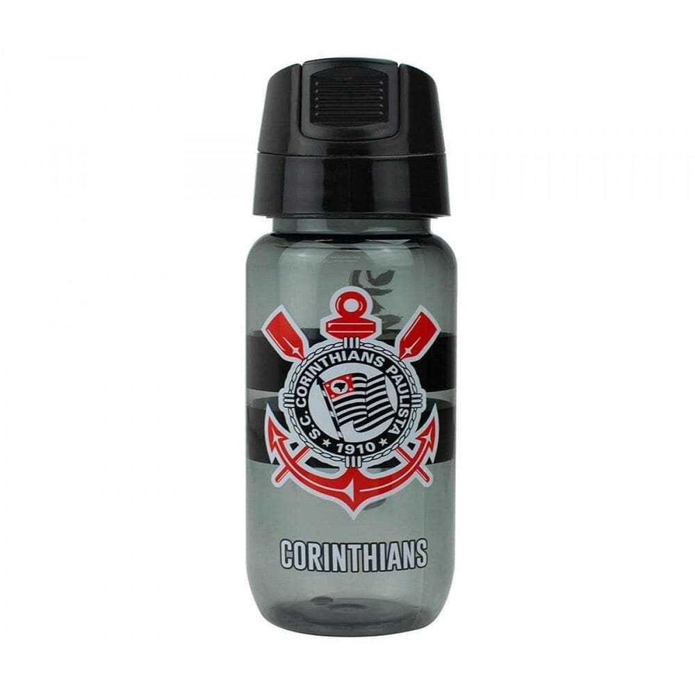 Garrafa De Plástico Time Corinthians 450 Ml