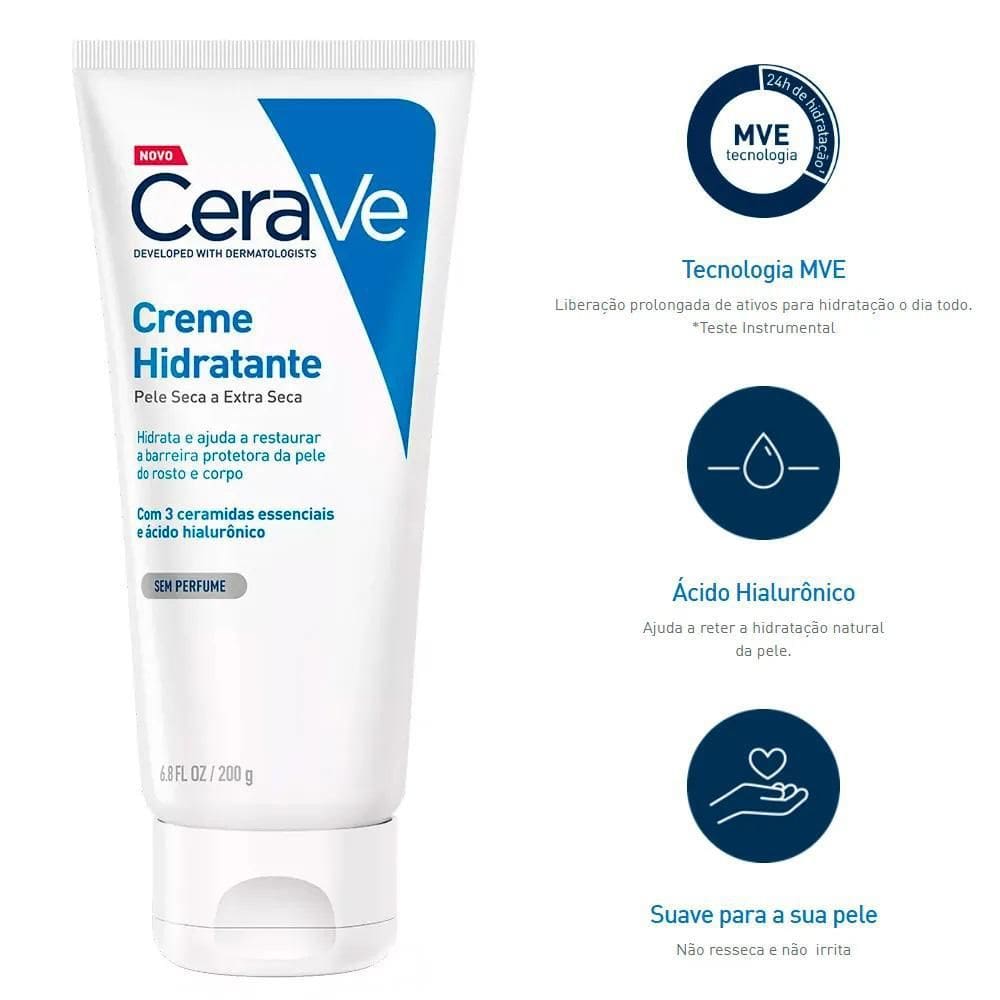 Creme Hidratante CeraVe 50mL | Restaura a Pele