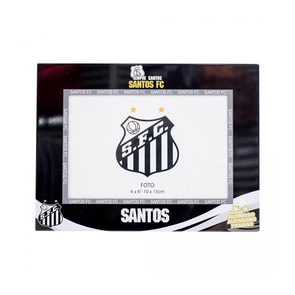 Porta Retrato 1 Foto 10x15cm Metal - Santos