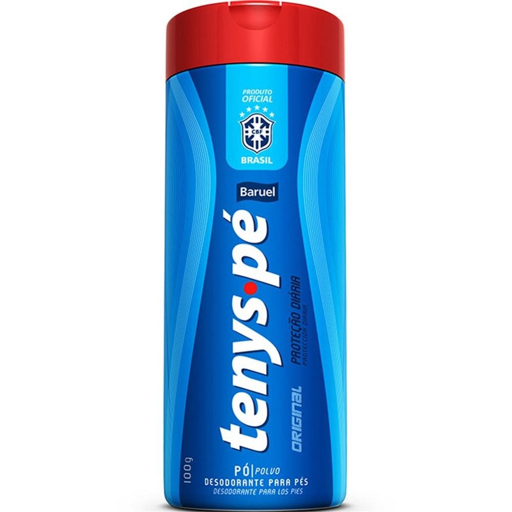 Talco Desodorante Tenys Pé Baruel - Proteção e Perfume