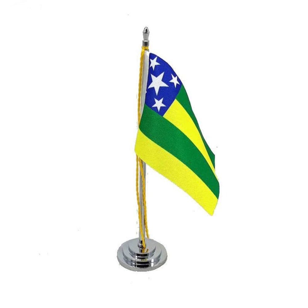 Mini Bandeira Mesa Estado De Sergipe Mastro 15 Cm