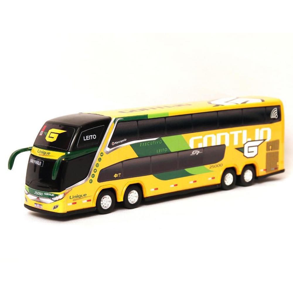 Brinquedo Miniatura Ônibus Viação Gontijo Unique 30Cm