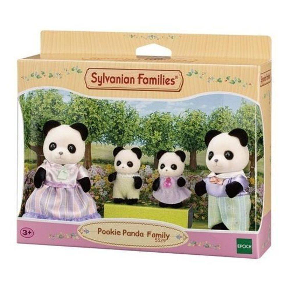 Panda Família Pookie Sylvanian Families 5529 - 4 Peças