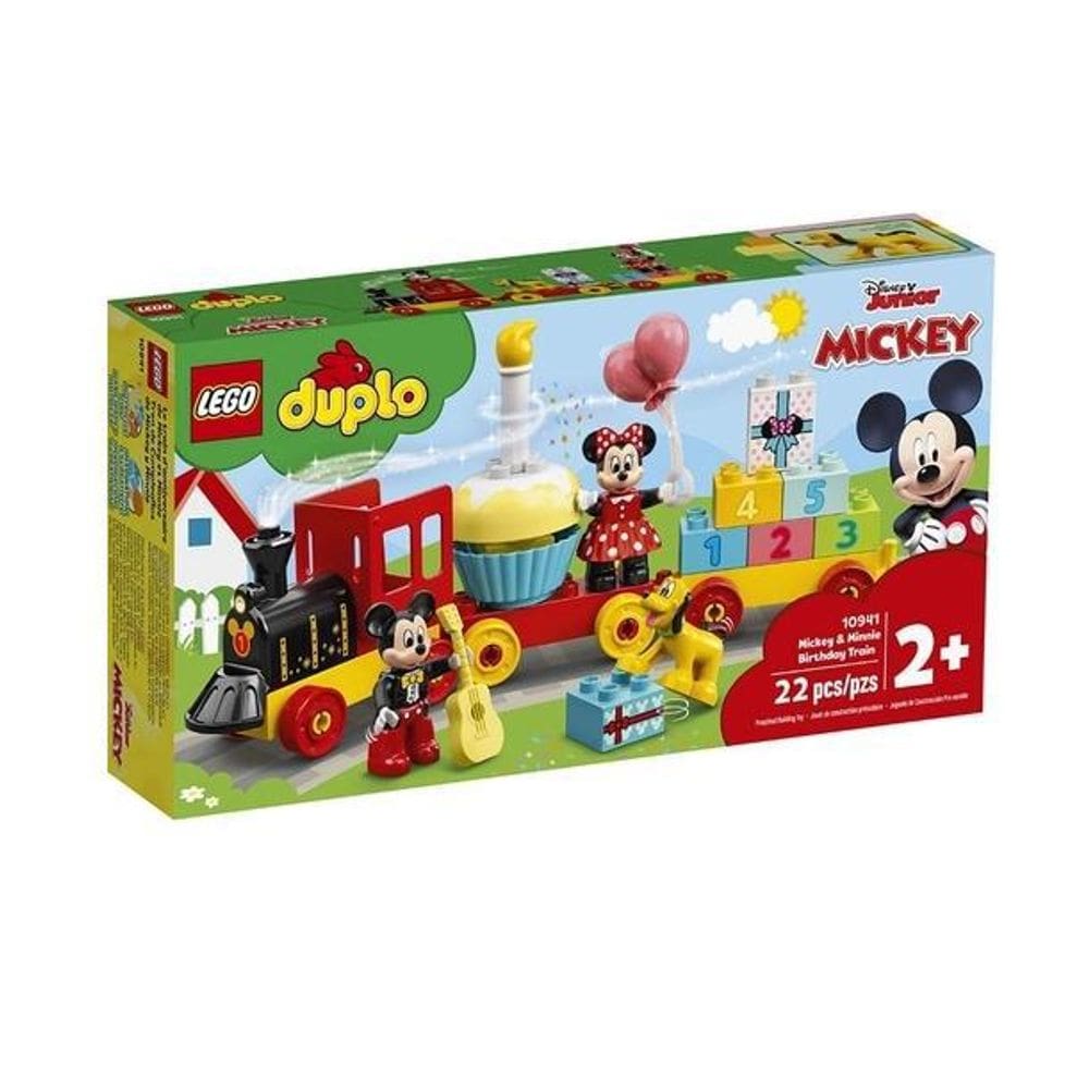 Lego Duplo Trem de Aniversário do Mickey e da Minnie 10941