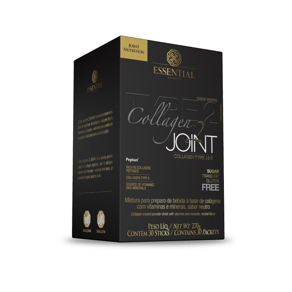 Colágeno 2 Joint - Peptídeos Tipo 1 e 2 com Vitaminas