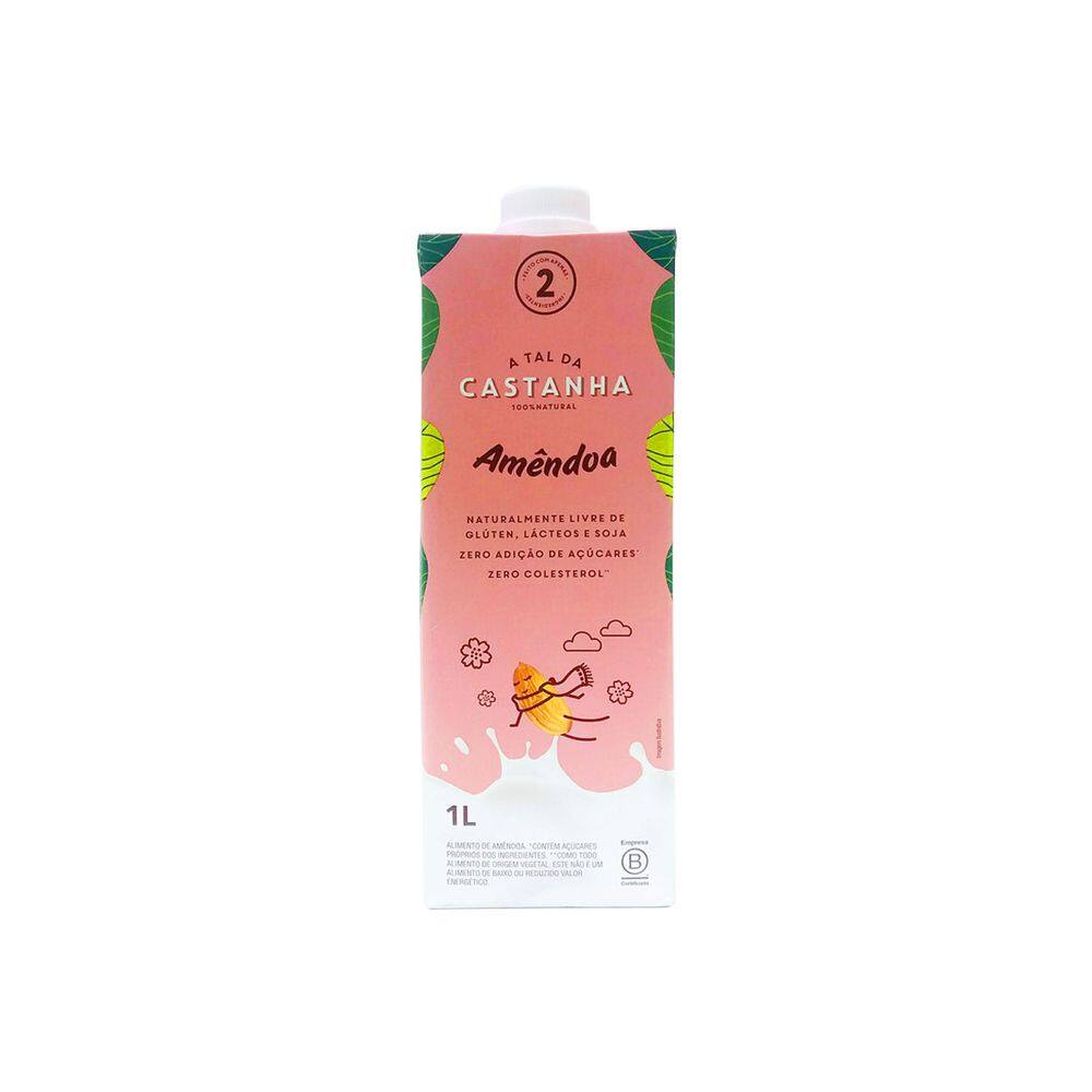 Bebida de Amêndoa 1L - Sem Glúten, Vitamina E