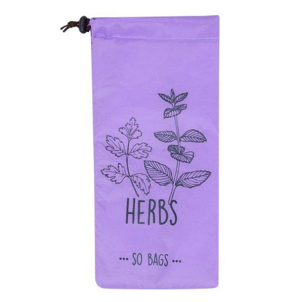 Saquinhos Reutilizáveis Lilás So Bags - Herbs
