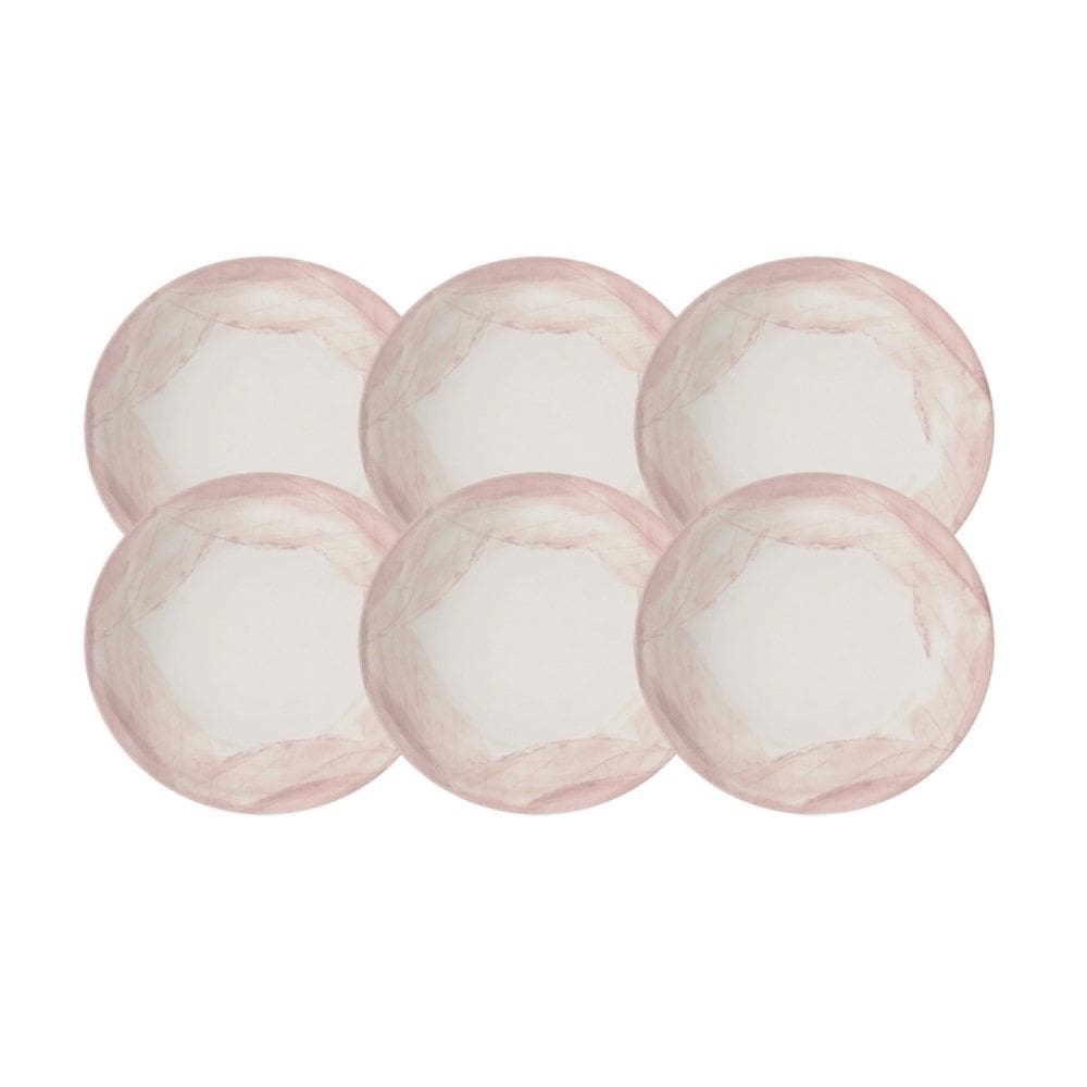 Conjunto de Pratos Fundos 06 Peças Rosé Tramontina