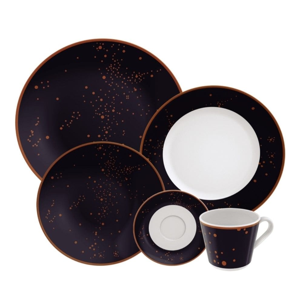 Aparelho de Jantar de Porcelana 20 Peças Valentina Tramontina