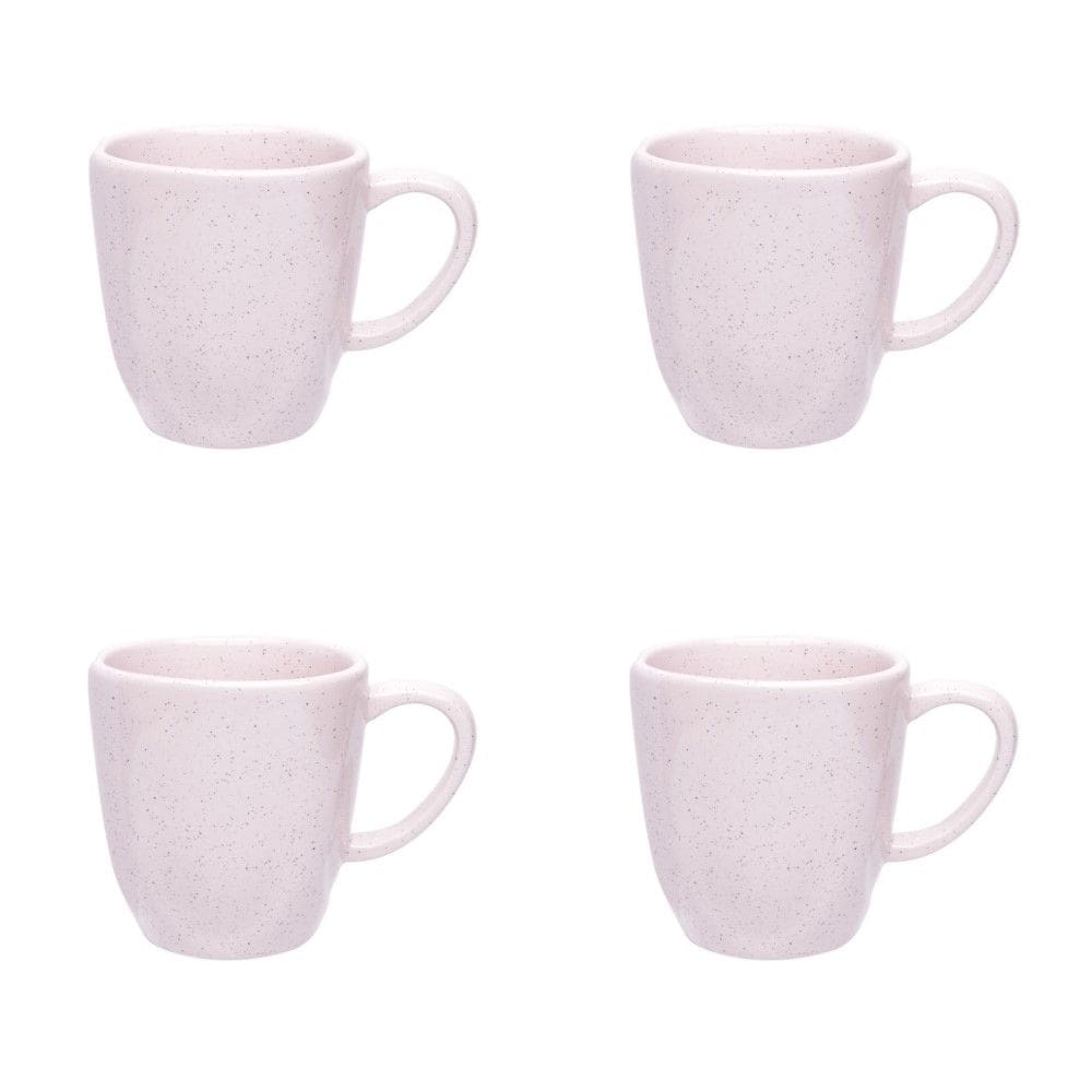 Conjunto de Canecas 04 Peças Ryo Pink Sand 260 ml Oxford