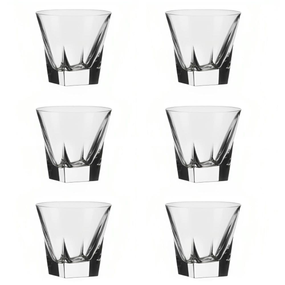 Conjunto de Copos de Cristal para Água 6 Peças 270 ml Biona Oxford