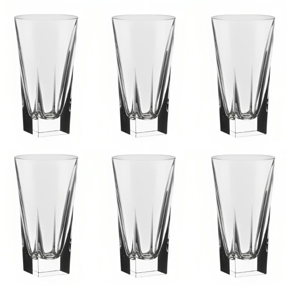 Conjunto de Copos de Cristal para Suco 6 Peças 380 ml Biona Oxford