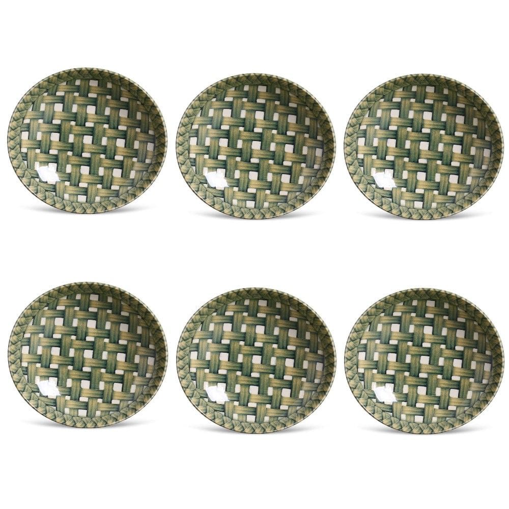 Conjunto de Pratos Fundos 06 Peças Coup Foliage Porto Brasil