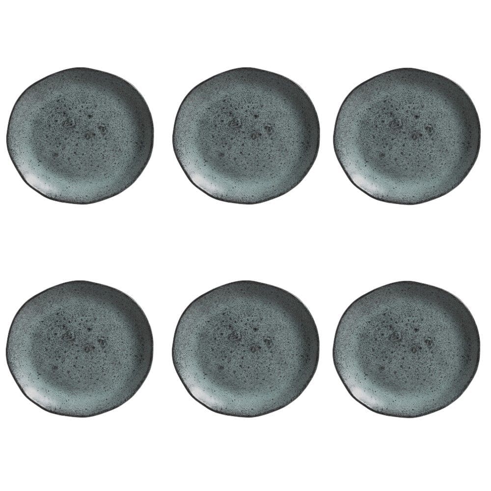 Conjunto de Pratos de Sobremesa 06 Peças Orgânico Petroleum Porto Brasil