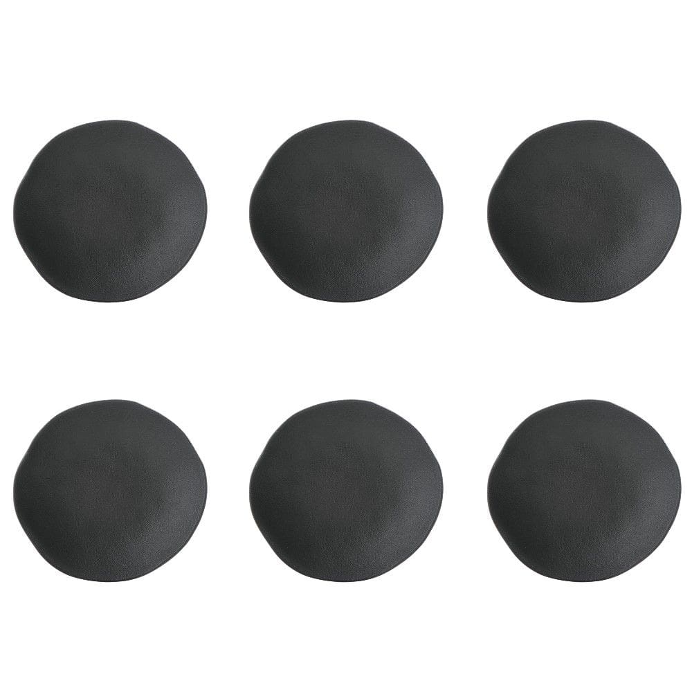Conjunto de Pratos Fundos 06 Peças Orgânico Preto Matte Porto Brasil
