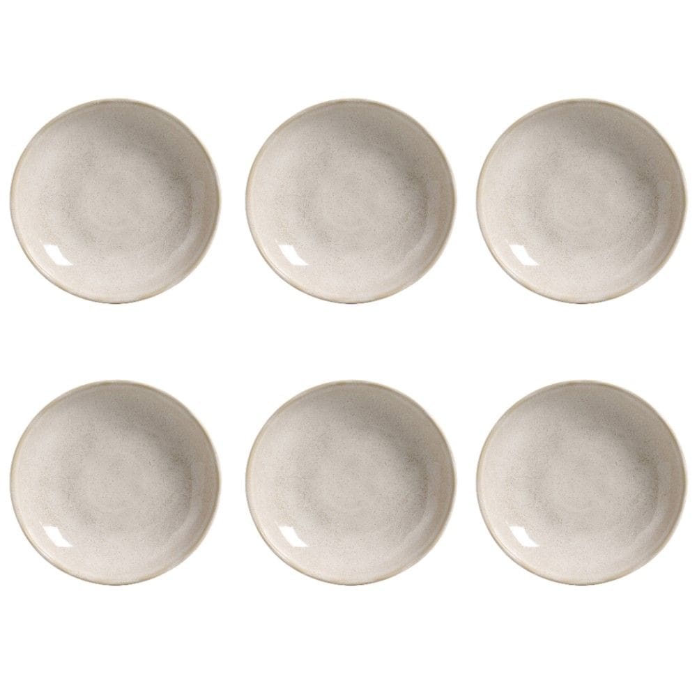 Conjunto de Pratos Fundos 06 Peças Bio Latte Porto Brasil