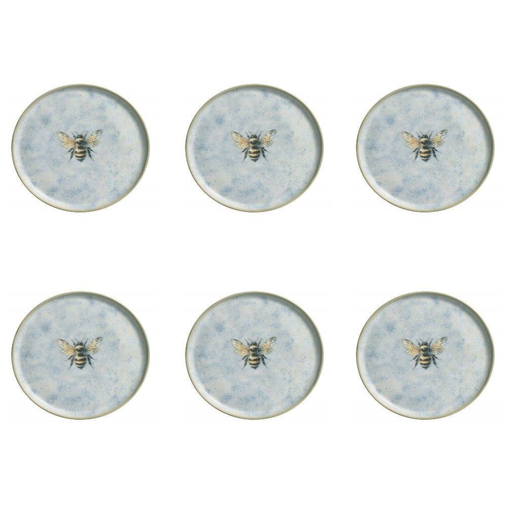 Conjunto de Pratos de Sobremesa 06 Peças Bio Animália Porto Brasil