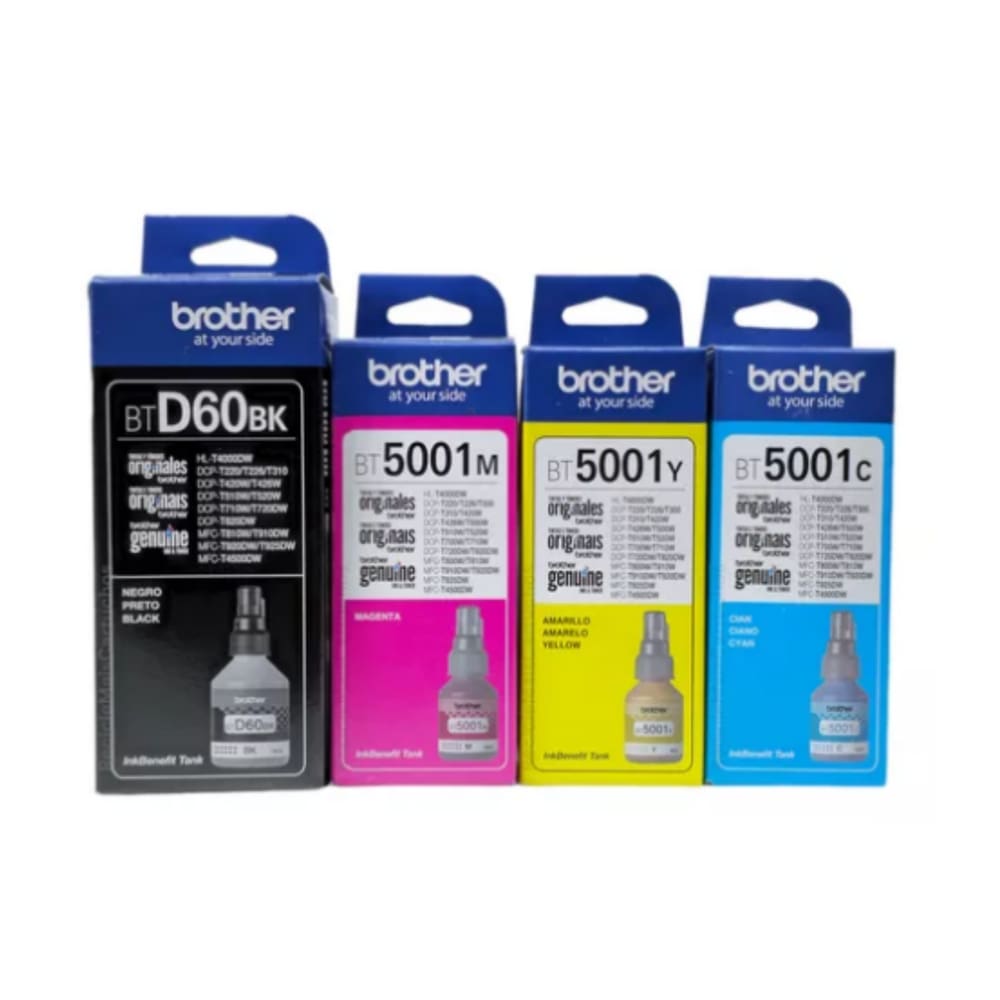Kit Refil Br Btd60 Bt5001 Dcp T220 T4000 Unidades