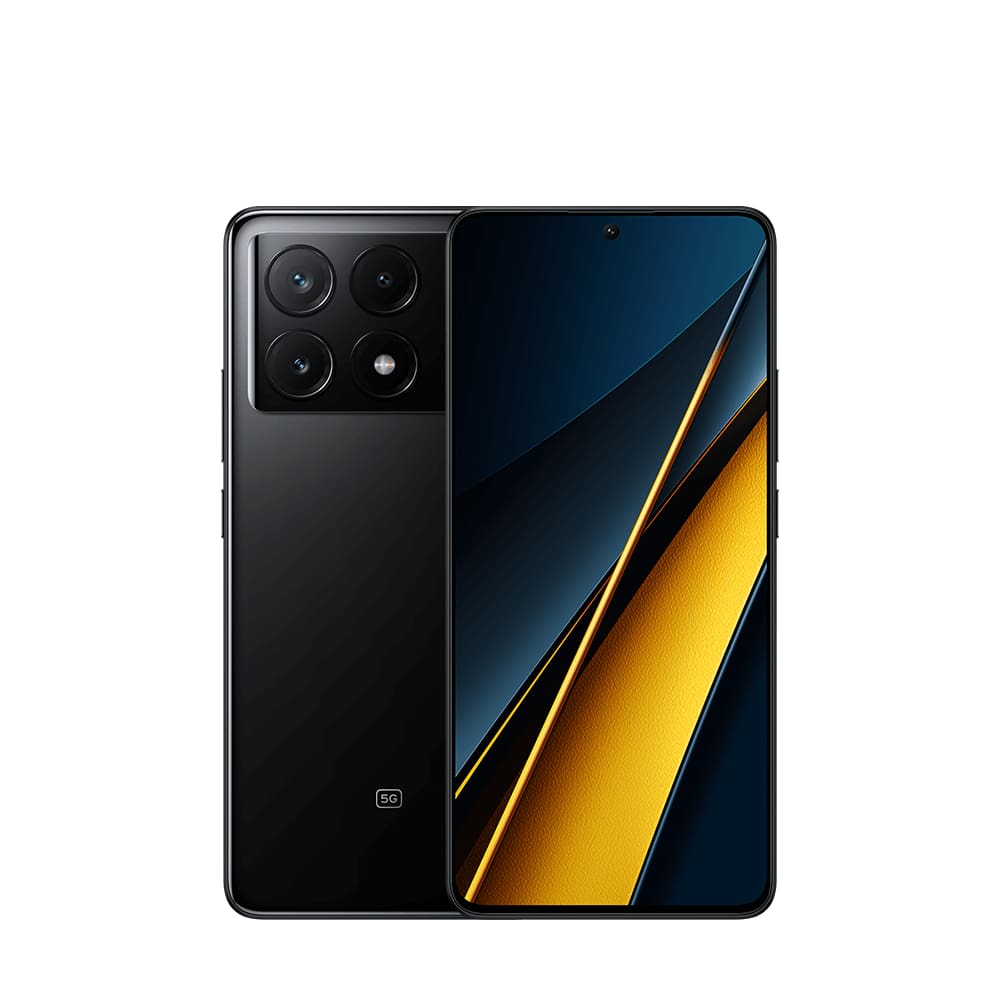 Smartphone POCO X6 PRO 5G Preto, 512GB, Tela 6,67\", 12GB de RAM, Câmera Traseira Tripla, Android 13 e Processador Octa-Core