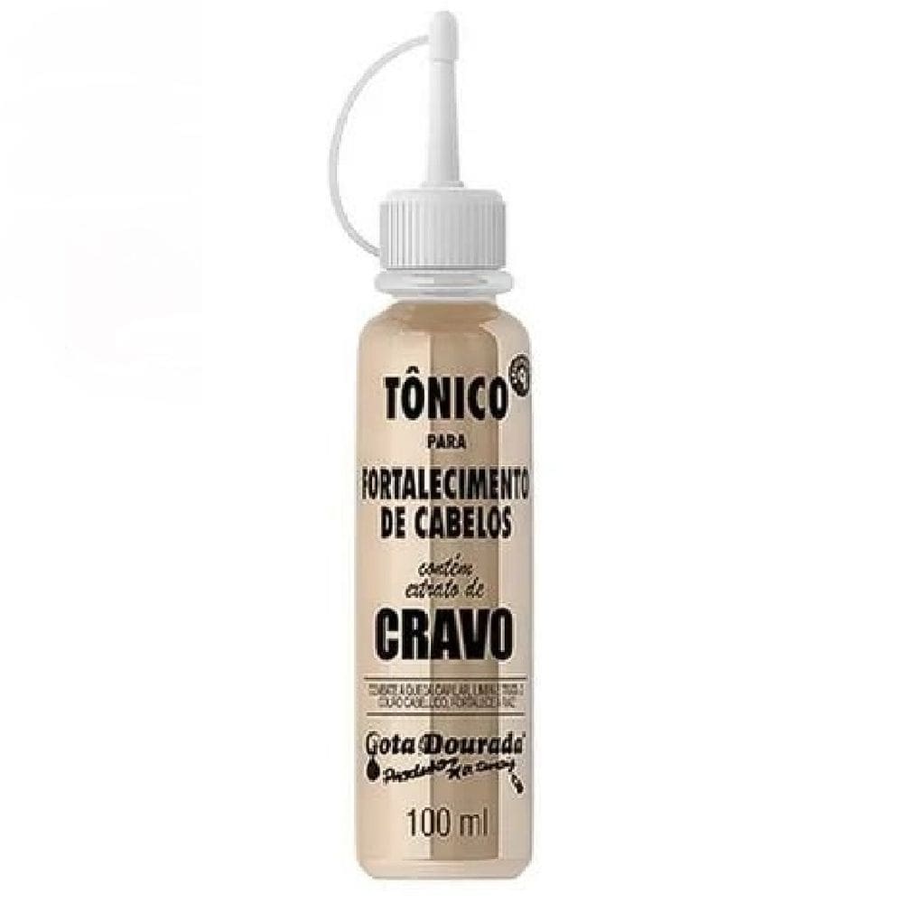 Tônico de Cravo Gota Dourada Fortalecimento de Cabelos 100ml