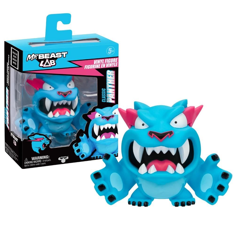 Boneco Vinil Colecionável 9cm MrBeast Lab Pantera Clássica