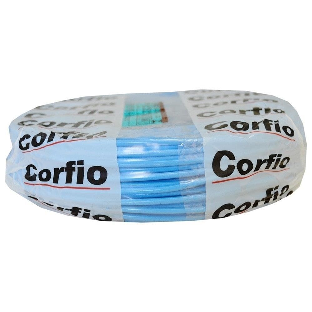 Cabo Flexível Corfio 1,5mmx100m Rolo 750V Azul