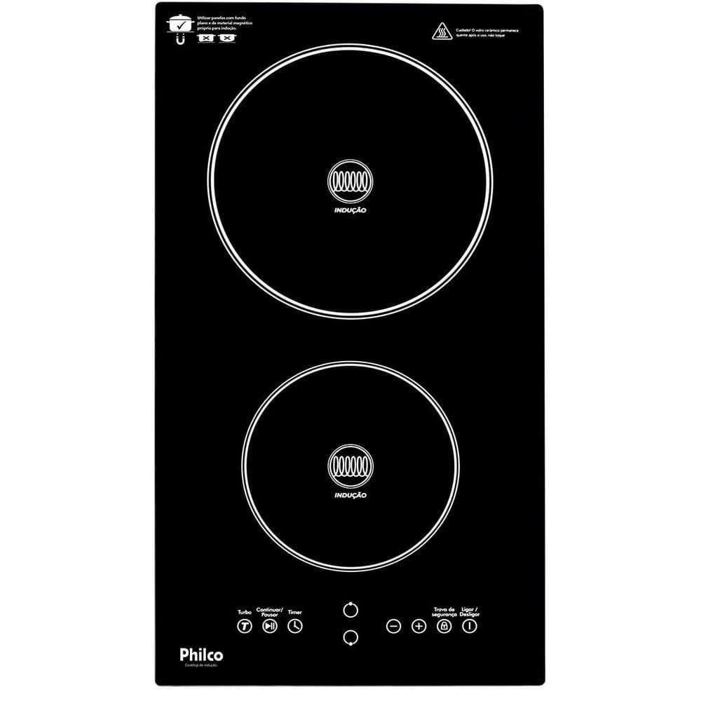 Cooktop De Indução2 Queimadores E 9 Níveis Philco220V PCT11P