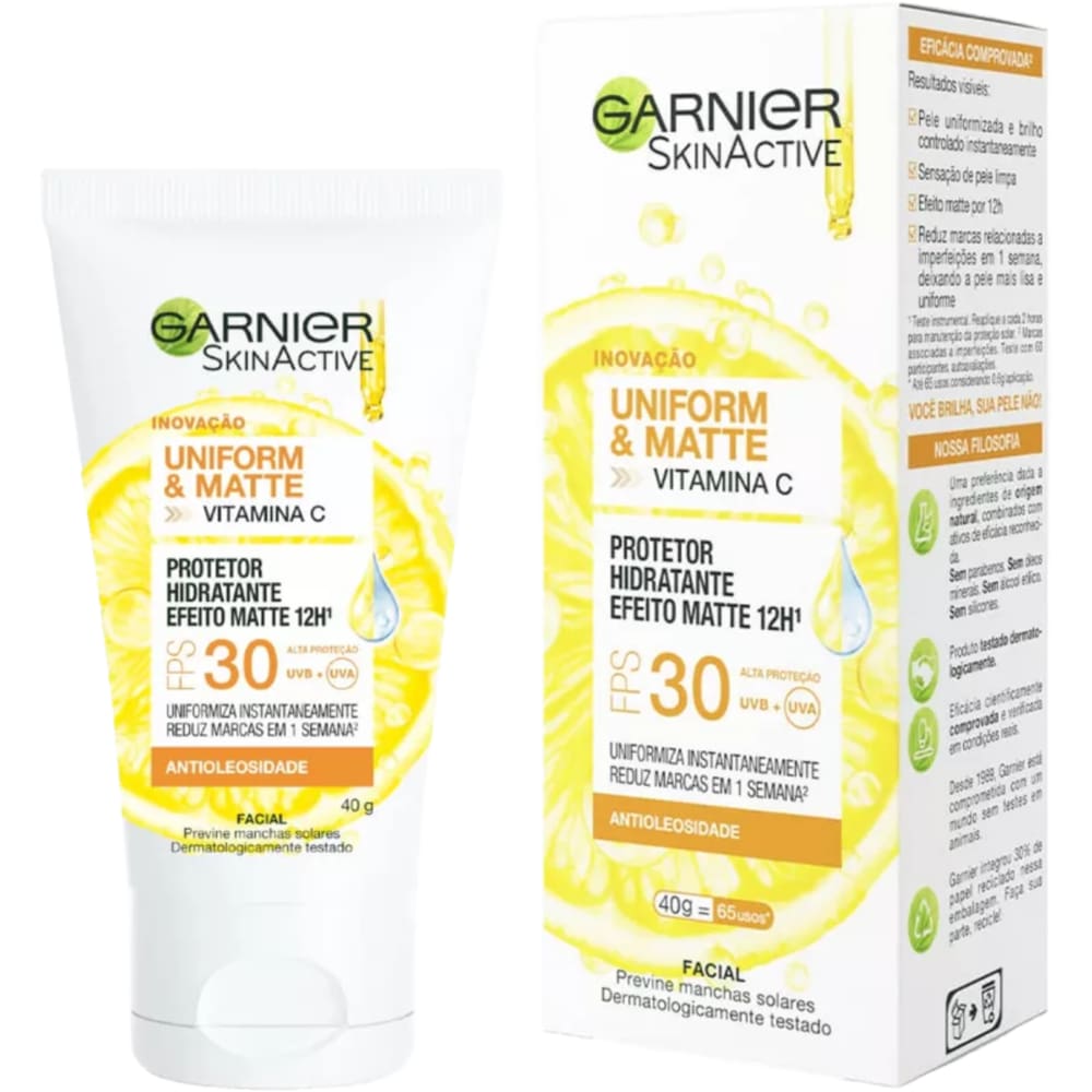 Protetor Hidratante Garnier Vitamina C Efeito Matte 40g