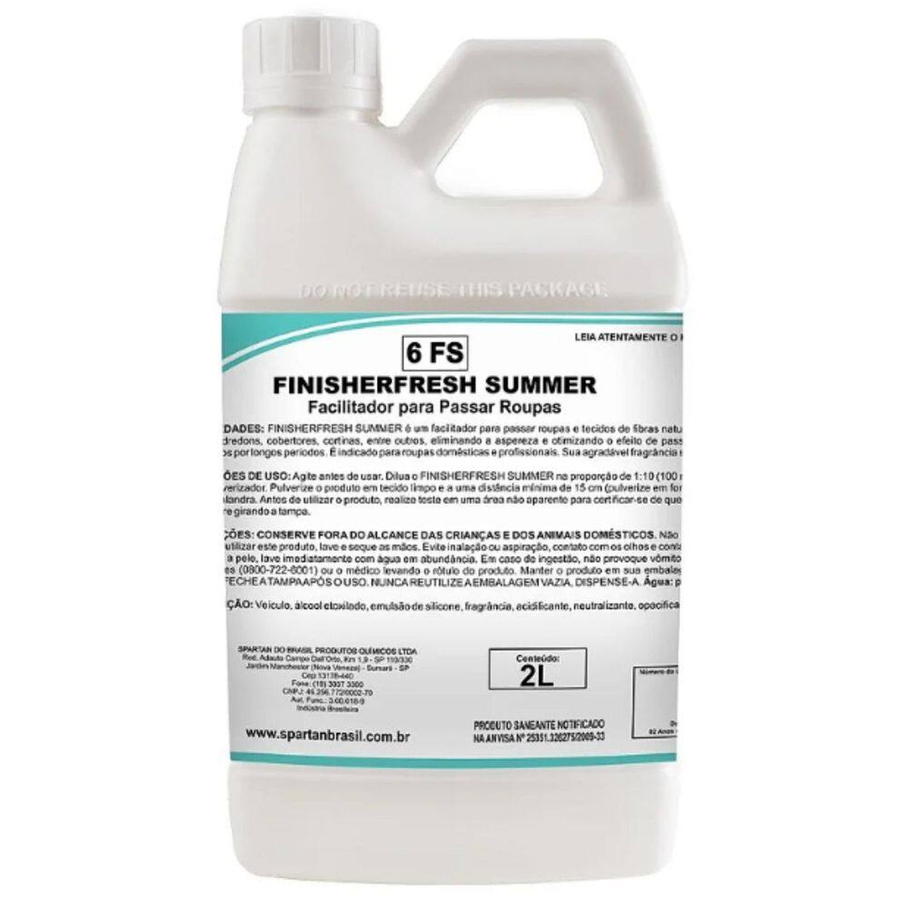 FinisherFresh Summer Facilitador para Passar Roupa 2L Spartan