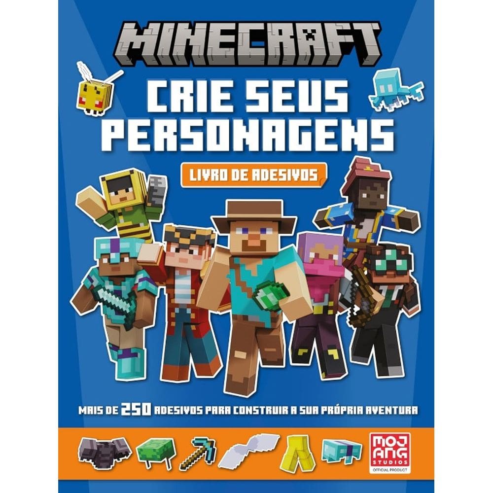 Minecraft: Crie Seu Personagem (livro Oficial de Adesivos)