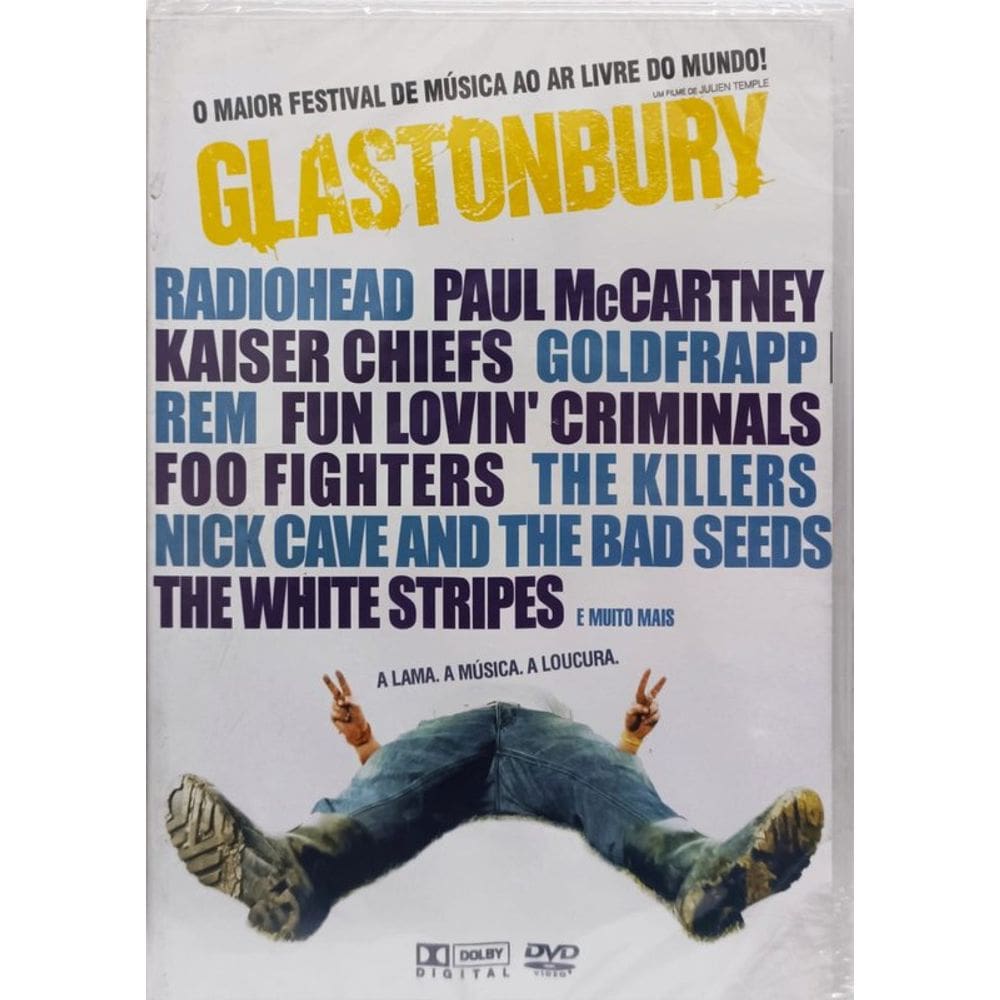DVD Glastonbury(Foo Fighters,Kaiser Chiefs,The Killers,Rem)