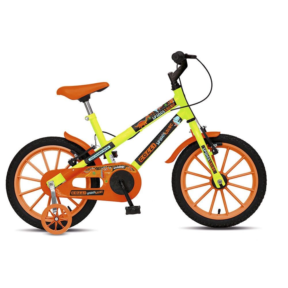 Bicicleta Infantil Colli Spinossauro Aventuras Aro 16