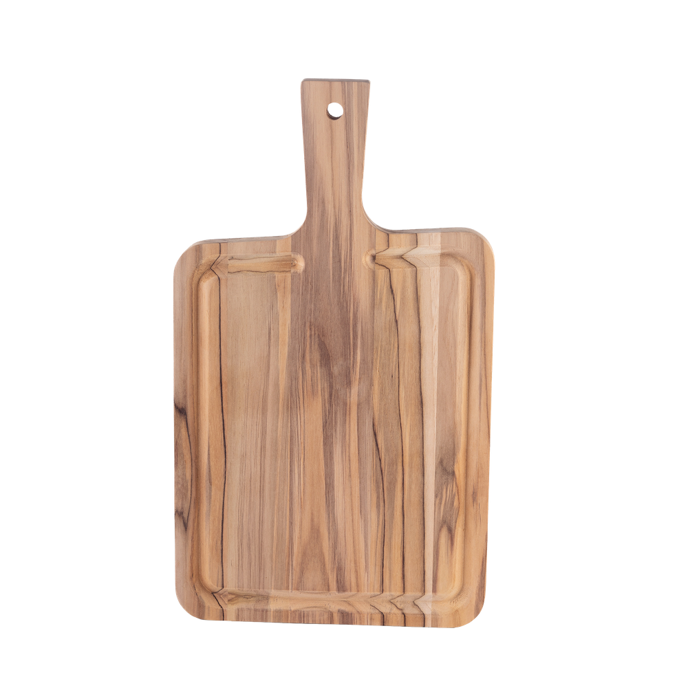 Tábua com Cabo para Churrasco Tramontina em Madeira Mista - 40x23,3 cm