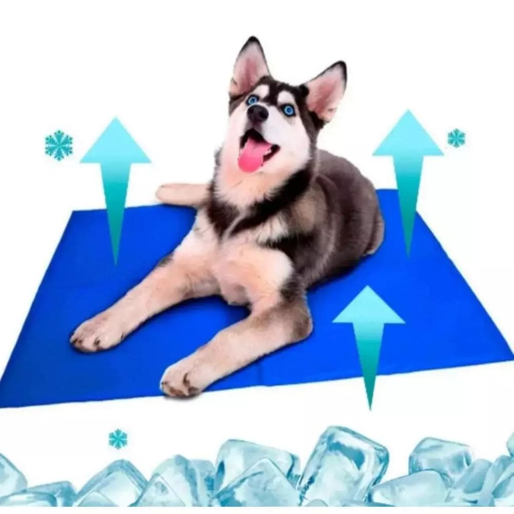Tapete Gelado Refrescante Para Pet Cachorro e Gato - Pequeno 30x40cm