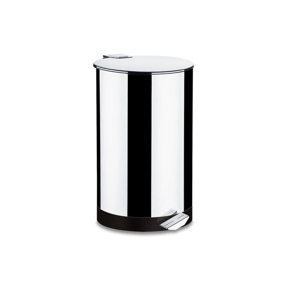 Lixeira inox pedal decorline lixeiras brinox
