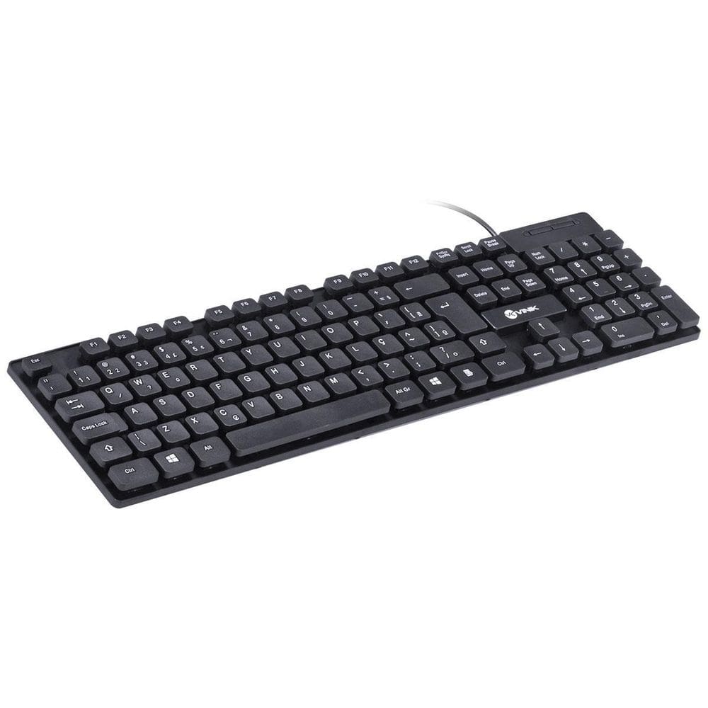 Teclado Chocolate Usb Dynamic Abnt2 1.8M Preto - Dt160