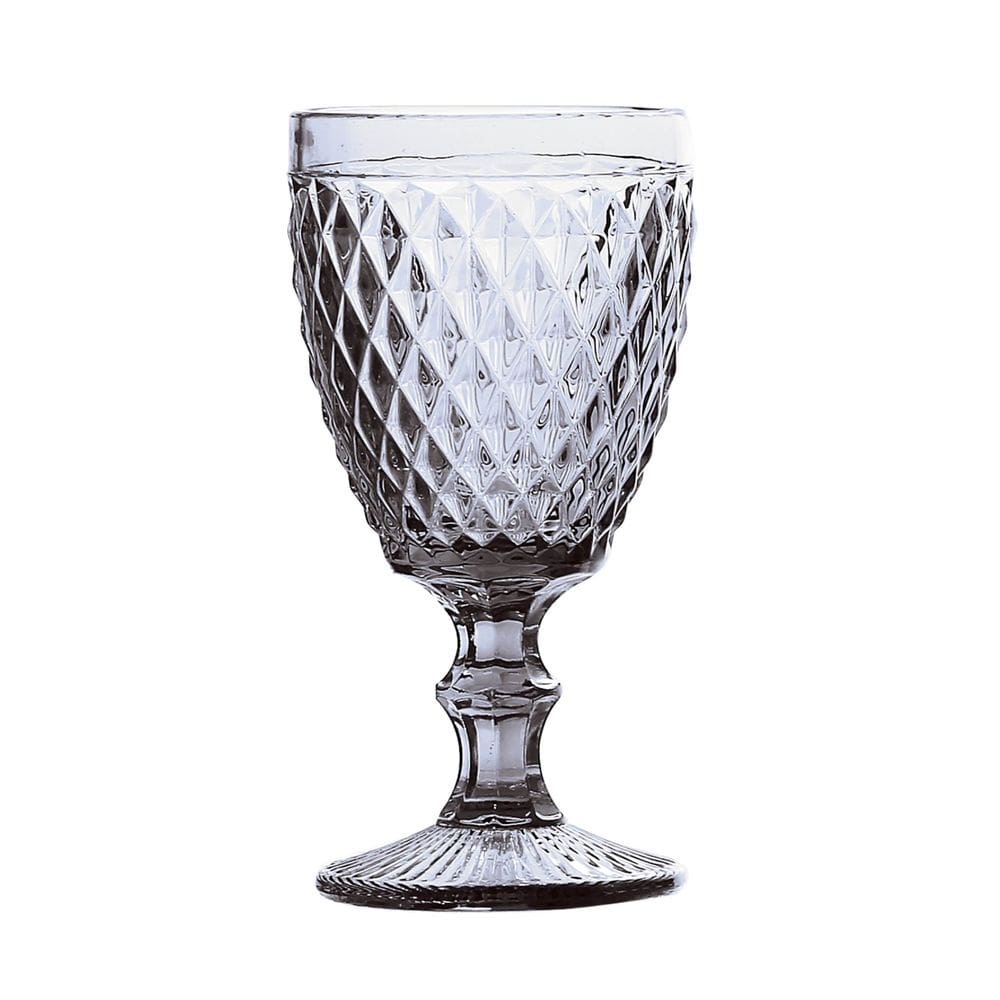 Jogo Taças 6 Peças Bico de Abacaxi Transparente 260ml - Lyor