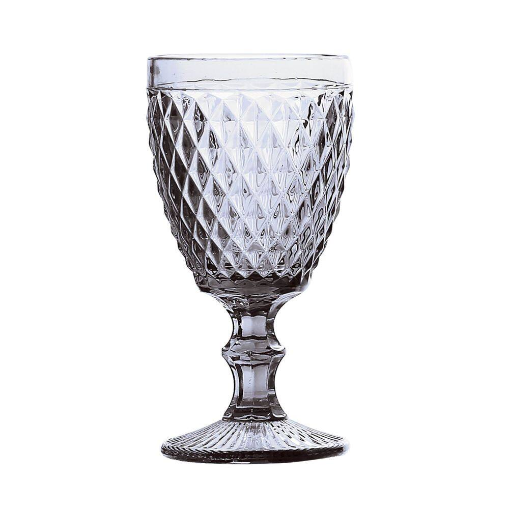 Jogo Taças 6 Peças Bico de Abacaxi Transparente 260ml - Lyor