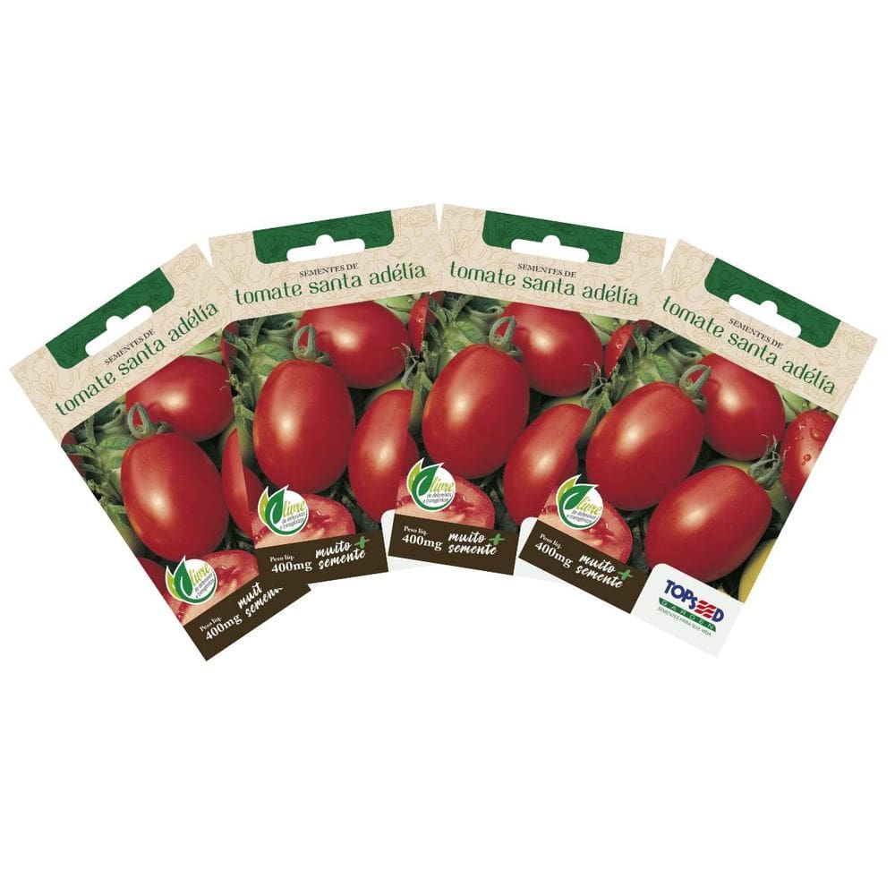 4X Sementes de Tomate Santa Adélia TOPSEED