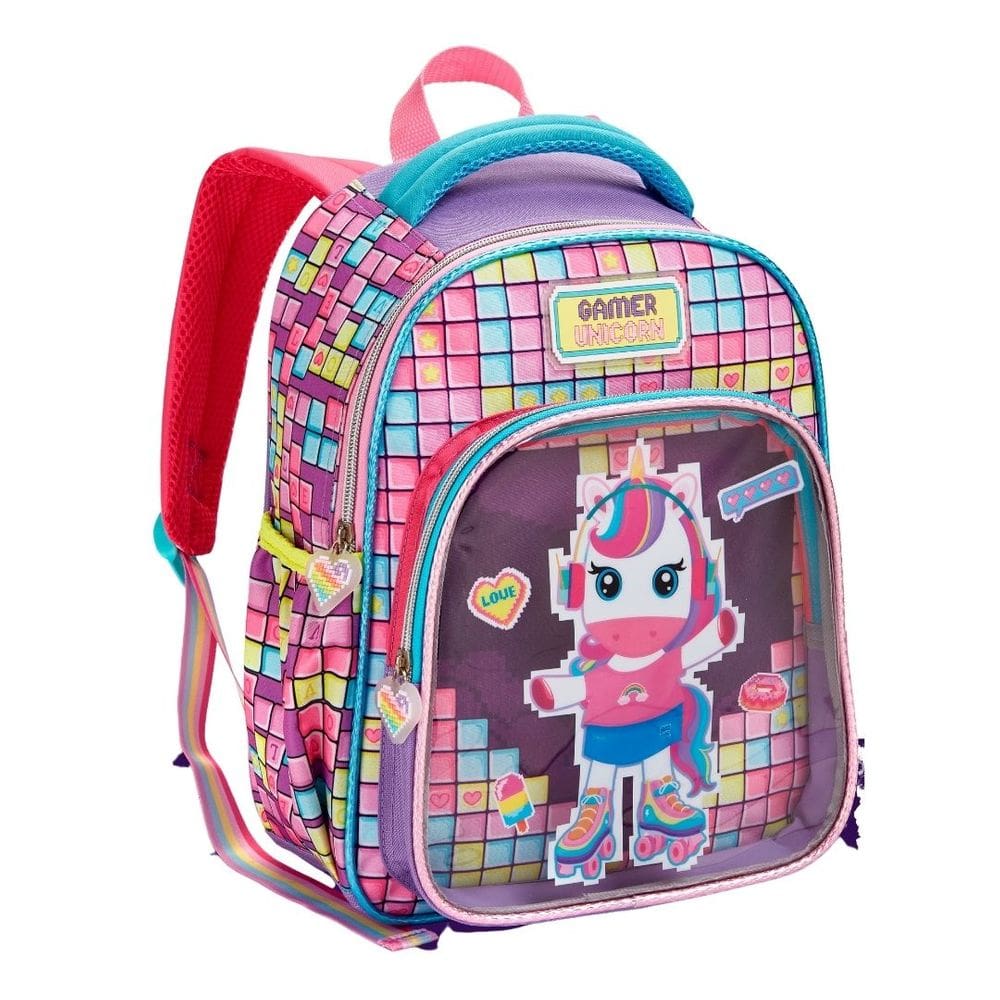 Mochila De Creche Infantil Unicórnio