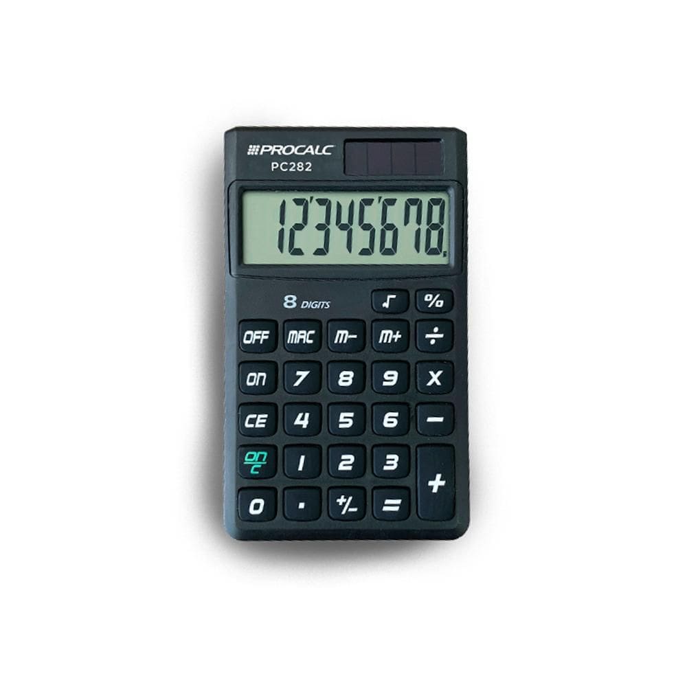 Calculadora Portátil Procalc 8 Dígitos Pc282