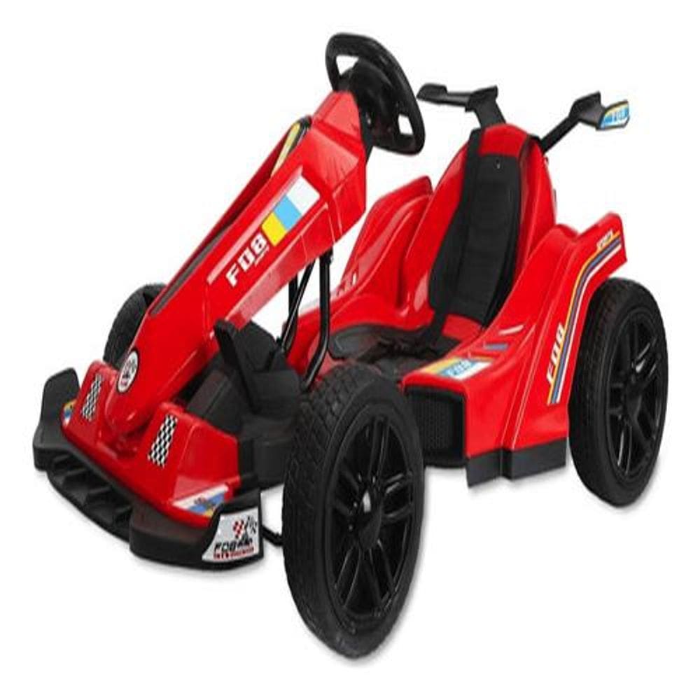 Kart Elétrico Carrinho Infantil Bateria C/ Led Cinto E Mais!
