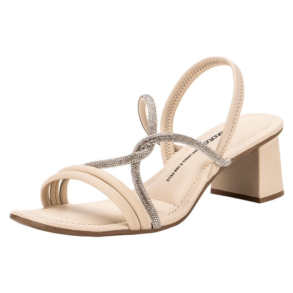 Sandália Feminina Salto Grosso Dakota Y7912