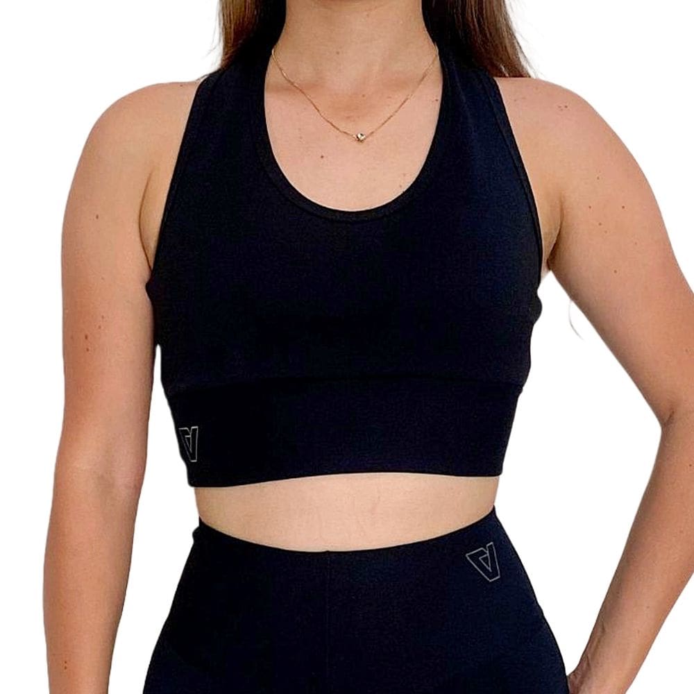 Top Nadador Básico Esportivo Fitness Preto - TOP001